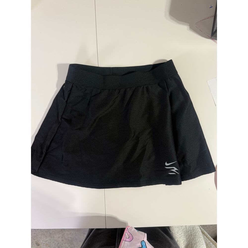 Nike Dri-Fit Kids Large Tennis Sport Skort Black Neutral Athletic Team School